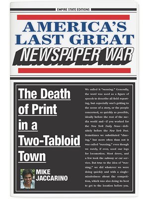 cover image of America's Last Great Newspaper War